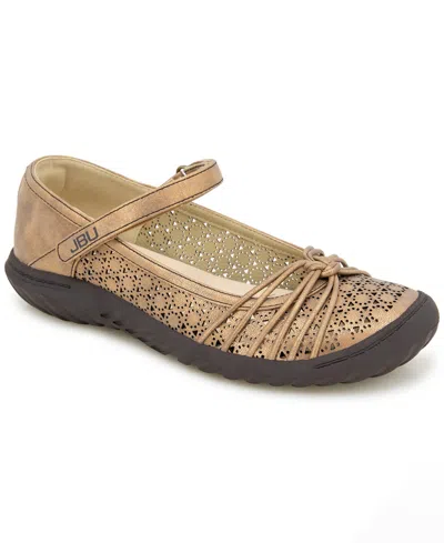Jbu Women's Ramy Mary Jane Shoe In Bronze Shimmer