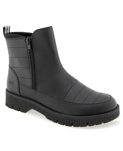 Jbu Women's Serene Casual Zipper Boots In Black