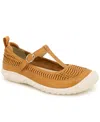Jbu Women's Summer Mary Jane Flat Shoe In Tan