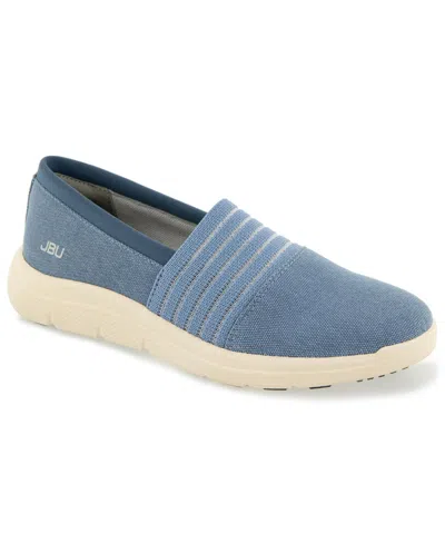 Jbu Women's Taya Casual Slip On Flats In Blue