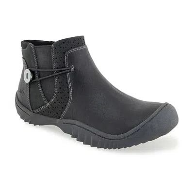 Jbu Womens Jemma Flat Heel Booties In Black