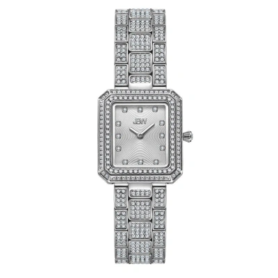 Jbw Arc Diamond Silver-tone Dial Ladies Watch J6390b