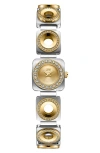 Jbw Chasm Bracelet Watch, 18mm In Stainless Steel/gold