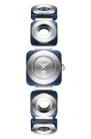 Jbw Chasm Swiss Quartz Two-tone Stainless Steel Watch 22mm In Metallic