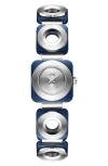 Jbw Chasm Bracelet Watch, 22mm In Ip Blue/stainless Steel/silver
