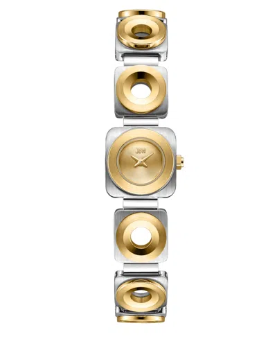 Jbw Chasm Japan Quartz 18k Gold-plated And Stainless Steel Watch 18mm