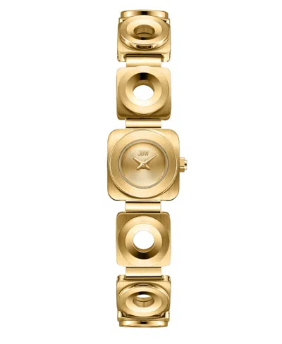 Jbw Chasm Japan Quartz 18k Gold-plated Stainless Steel Watch 18mm