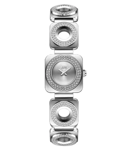 Jbw Chasm Swiss Quartz Stainless Steel Watch 22mm In Silver