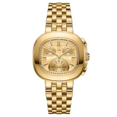 Jbw Men's Coast 0.06 Ctw Diamond Watch J6397a In Gold-tone