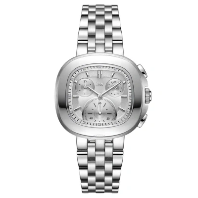 Jbw Men's Coast 0.06 Ctw Diamond Watch J6397b In Silver-tone