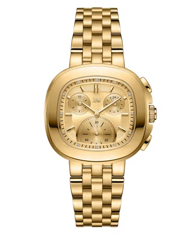 Jbw Men's Coast 0.06 Ctw Diamond Watch, 38mm In Gold