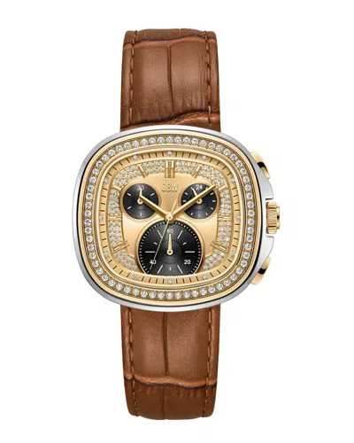 Jbw Men's Coast Leather Watch, Circa 2020s In Brown