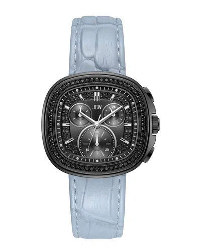Jbw Men's Coast Leather Watch, Circa 2020s In Blue