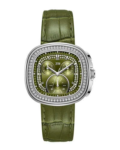 Jbw Men's Coast Leather Watch, Circa 2020s In Green
