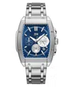 Jbw Men's Echelon Diamond Gold-plated Stainless-steel Watch In Silver