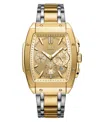 Jbw Men's Echelon Diamond Gold-plated Stainless-steel Watch In Two-tone