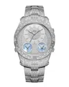 Jbw Men's Jet Setter Iii Diamond & Crystal Watch