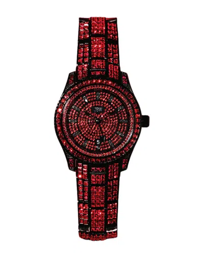 Jbw Men's Reserve Jet Setter Gmt Watch, Circa 2020s In Red