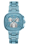 Jbw Reserve Coast Bracelet Chronograph Watch, 39mm In Blue