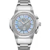 Jbw Saxon Diamond Stainless Steel Watch, 44mm In Stainless Steel