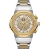 Jbw Saxon Diamond Two-tone Stainless Steel Watch, 44mm In Metallic