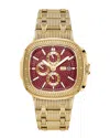 Jbw Heist Gmt Quartz Red Dial Unisex Watch J6380g
