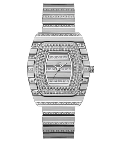 Jbw Women's Atlas Swiss Quartz Stainless Steel Watch, 34mm In Silver