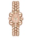 Jbw Women's Atmosphere Swiss Quartz 18k Rose Gold-plated Stainless Steel Watch, 30mm In Gold