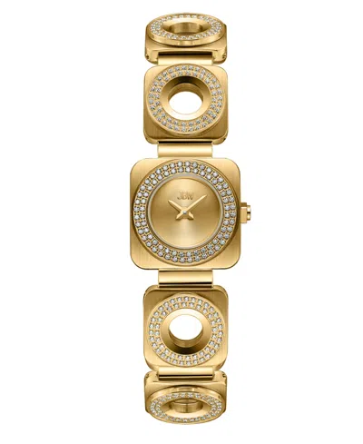 Jbw Women's Chasm Swiss Quartz 18k Gold-plated Stainless Steel Watch, 22mm