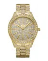 Jbw Women's Cristal Diamond & Crystal Watch In Gold