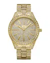 Jbw Women's Cristal Diamond & Crystal Watch In Gold