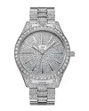 Jbw Women's Cristal Diamond (1/8 Ct. T.w.) Watch In Stainless Steel Watch 38mm