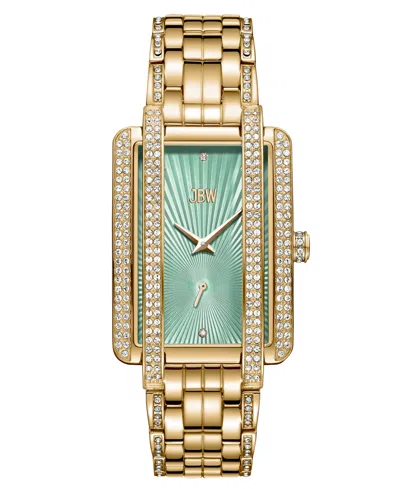 Jbw Women's Mink Diamond Gold-plated Stainless-steel Watch