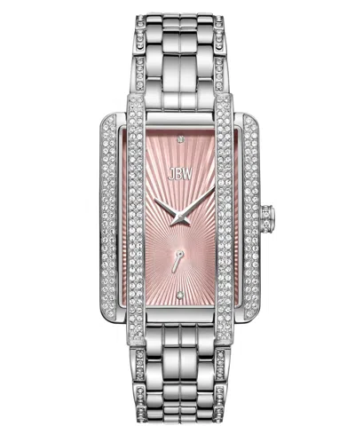 Jbw Women's Mink Diamond Stainless Steel Watch In Silver