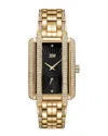Jbw Women's Mink Diamond Gold-plated Stainless-steel Watch