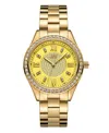 Jbw Mondrian 34 Quartz Gold Dial Unisex Watch J6388d In Gold