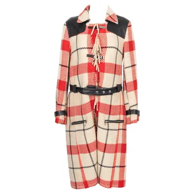 Pre-owned Jc De Castelbajac Jean-charles De Castelbajac Wool Coat In Sand
