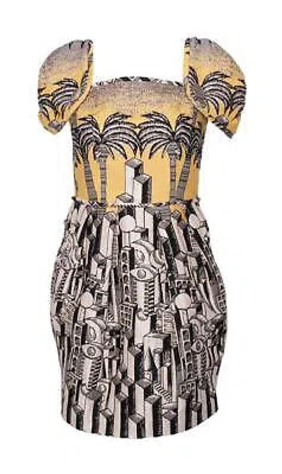 Pre-owned Jc De Castelbajac Ligh Camr Act Dres In Yellow
