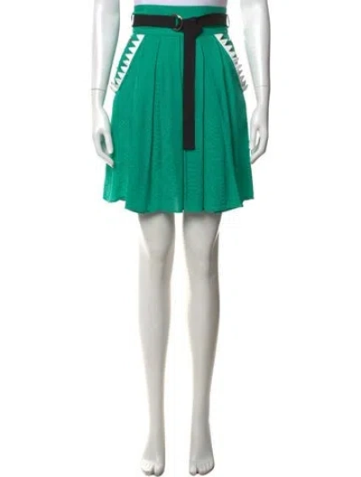 Pre-owned Jc De Castelbajac Mini Skirt In Green
