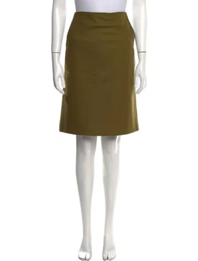 Pre-owned Jc De Castelbajac Wool Knee-length Skirt In Green