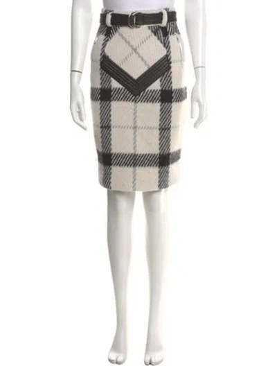 Pre-owned Jc De Castelbajac Wool Knee-length Skirt W/ Tags In Multi