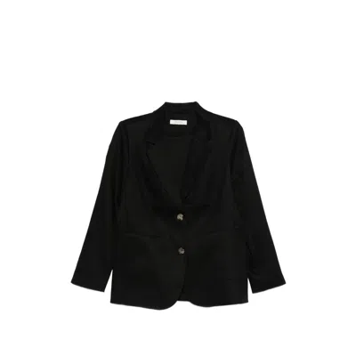 Jc Sophie Linda Buttoned Jacket In Black