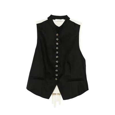 Jc Sophie Linnea Button Collarless Top