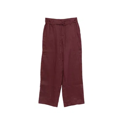 Jc Sophie Loire Belted Trousers In Red