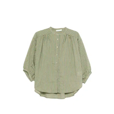 Jc Sophie Lucca Striped Button Shirt In Multi