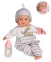 Jc Toys Berenguer Boutique 15" Soft Body Baby Doll Purple Outfit In Single Doll - Purple