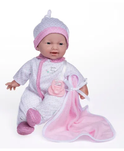 Jc Toys La Baby 11" Mini Soft Body Baby Doll With Blanket, Pacifier Set In Multicolor