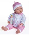Jc Toys La Baby 17" Soft Body Baby Doll 3-piece Outfit With Pacifier, Magic Bottle Set In Multicolor