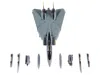 Jc Wings Grumman F-14d Tomcat Fighter Aircraft "vf-31 Tomcatters Uss Theodore Roosevelt The Last Flight" (200