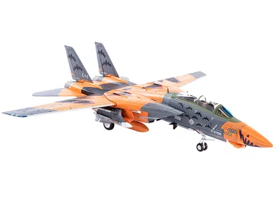 Jc Wings Grumman F-14d Tomcat Fighter Plane Ace Combat "pumpkin Face" 1/72 Diecast Model By
